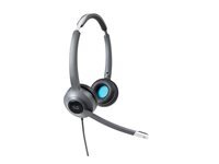 Cisco Auriculaires 522 filaires USB et jack 3,5 mm pour bureau et call center noirs