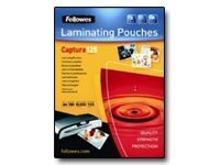Fellowes papier lamin&eacute; 60x90 mm 125 mic brillant DFX-838537