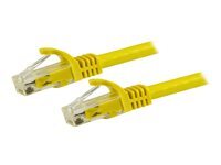 StarTech.com Cat6 Ethernet Cable, 10 Gigabit Snagless Rj45 650Mhz 100W Poe Patch Cord, Cat 6 10Gbe Utp Network Cable W/Strain Relief, Yellow, Fluke Tested/Wiring Is Ul Certified/Tia Category 6 24Awg (N6patc150cmyl) Cordon De Raccordement 1.5 1.5M Jaune d - Image 1