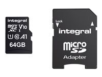Integral carte memoire flash - 64 Go - microSDXC UHS-I Noir - vue 3
