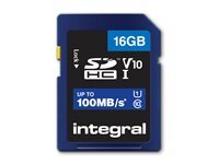 Integral Europe Integral Carte Memoire Flash Go Sdhc Uhs-I Taille 16 de Inmac Wstore
