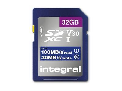 Integral - carte mmoire flash - 32 Go - SDHC UHS-I