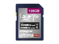 Integral Europe Integral Ultimapro Carte Memoire Flash 128 Go Sdxc Uhs-I Grand de Inmac Wstore