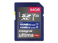 Integral Europe Integral Carte Memoire Flash 64 Go Sdxc Uhs-I Grand de Inmac Wstore