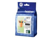 Brother LC3217 Value Pack - pack de 4 - noir, jaune, cyan, magenta - original - cartouche d'encre