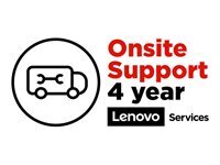 Lenovo Onsite Upgrade - contrat de maintenance prolong - 4 annes - sur site