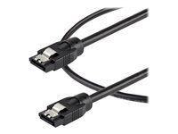 StarTech.com 0.6 m Round SATA Cable - Latching Connectors - 6Gbs SATA Cable - cable SATA - 60 cm