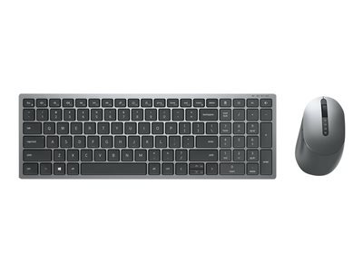 Dell Multi-Device KM7120W - ensemble clavier et souris - Franais - gris titan Priphrique d\'entre