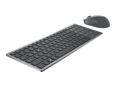 Dell Multi-Device KM7120W - ensemble clavier et souris - Franais - gris titan Priphrique d\'entre