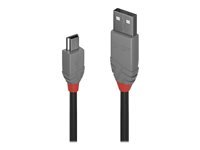 Lindy Anthra Line - cble USB - USB pour mini USB type B - 1 m