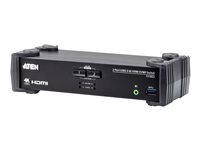 ATEN CS1822 KVMP Switch - commutateur ecran-clavier-souris/audio/USB - 2 ports