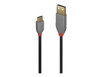 Lindy Anthra Line - Cable USB de type-C - 24 pin USB-C pour USB type A - 1 m