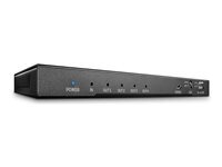 Non Communiqué Noir Lindy 4 Port Hdmi 2.0 18G Splitter With Audio - Répartiteur Vidéo/Audio - 4 X Hdmi - De Bureau - Image 2