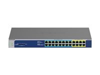NETGEAR GS524UP - commutateur - 24 ports - non gere - Montable sur rack