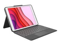 Logitech Argent Etui Clavier Sans Fil Combo Touch Pour Ipad 9Ème Génération, 8Ème Génération Et 7Ème Génération - Image 4