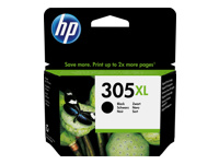 HP 305XL -  rendement lev - noir pigment - original - cartouche d'encre