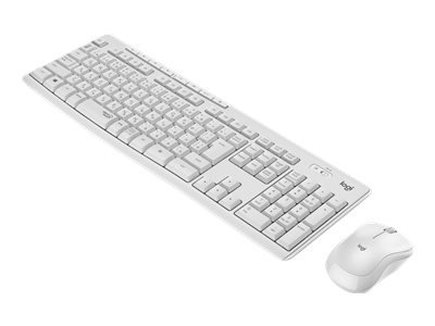 Logitech MK295 Silent - ensemble clavier et souris - Franais - blanc cass Priphrique d\'entre