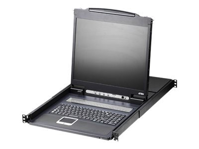 ATEN CL1308N - Console KVM avec commutateur KVM - 8 ports - PS/2, USB - 19" - rack-montable - 1280 x 1024 @ 75 Hz - 250 cd/m - 1000:1 - 5 ms - 1U
