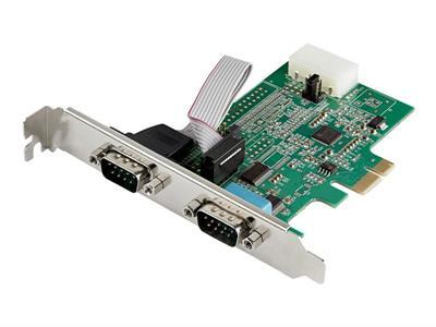 StarTech.com Adaptateur PCIe serie RS232 - 2 ports