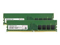 Transcend JetRAM DDR4 kit : 2 x DIMM 288 broches 3200 MHz / PC4 25600 CL22 1.2 V mémoire sans tampon non ECC - vue 3