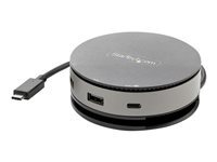 StarTech.com Adaptateur Multiport Usb-C Mini Dock Usb 10Gbps Type-C Avec 4K 60Hz Hdmi/Displayport Ou 1080P Vga 75W Pd Passthrough, Hub Usb 3 Ports, Gbe Station D'accueil Mobile (Dkt31chdvcm) Station D'accueil Usb-C Gen 2 Vga, Hdmi, Dp Taille 3.1 de Inmac