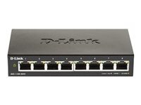D Link DGS 1100 08V2 Switch administrable smart Gigabit 8 ports avec prise en charge VLAN fonctionnalités de couche 2 QoS 802.3az EEE sans ventilateur
