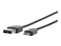 Mobilis Noir Câble Usb-A Vers Micro Usb - 1 M - Image 3