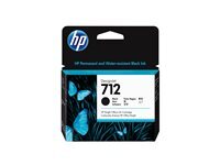 HP 712 - noir - original - DesignJet - cartouche d'encre