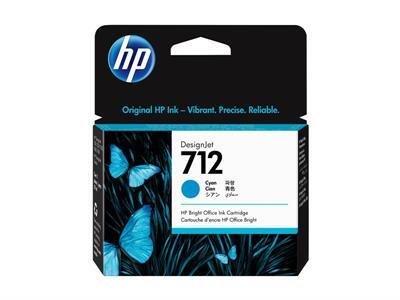 HP 712 - cyan - original - DesignJet - cartouche d\'encre