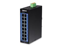 Switch Industrial Trendnet TI-G160i 16 Puertos Gigabit Gestionado Metal IP30 DIN-Rail - Image 3