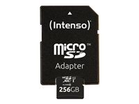 Intenso Premium - carte memoire flash - 256 Go - microSDXC UHS-I Noir - vue 3