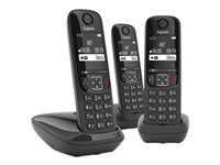 Téléphone Sans Fil Gigaset AS690A – Trio, Répondeur, ID d'Appelant, ECO DECT/GAP - vue 4