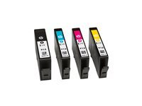 HP 912 - pack de 4 - noir, jaune, cyan, magenta - original - cartouche d'encre
