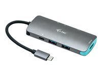 i-Tec USB-C Metal Nano Dock 4K HDMI + Power Delivery - station d'accueil - USB-C 3.1 - HDMI