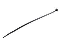 StarTech.com 10(25Cm) Cable Ties, 1/8(4Mm) Wide, 2-5/8(68Mm) Bundle Diameter, 50Lb(22Kg) Tensile Strength, Nylon Self Locking Zip Ties W/Curved Tip, 94V-2/Ul Listed, 1000 Pack, Black Nylon 66 Plastic Taa (Cbmzt10bk) Attache Cable Conformite Taa Grand de - Image 1