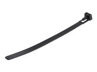 StarTech.com 15Cm(6) Reusable Cable Ties, 7Mm(1/4) Wide, 35Mm(1-3/8) Bundle Dia. 22Kg(50Lb) Tensile Strength, Releasable Nylon Ties, Indoor/Outdoor, 94V-2/Ul Listed, 100 Pack, Black Nylon 66 Plastic Taa (Cbmztrb6bk) Attache Cable Conformite Taa 15Cm de I - Image 1