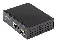 StarTech.com Convertisseur de média StarTech PoE Plus IP30 SFP vers RJ45 60 W, prise en charge DIN IMC1GSFP60W, -40 à 75 °C - vue 2