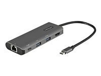 StarTech.com Adaptateur Multiport USB-C - Mini Dock USB Type-C 10Gbps 4K 30Hz HDMI - 100W Power Delivery Passthrough - Hub USB 3 Ports, GbE - Muti-dock USB 3.1/3.2 Gen 2 - Cable 25cm (DKT31CHPDL) - station d'accueil - USB-C 3.2 Gen 2 / Thunderbolt 3 - HDM