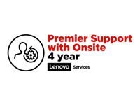 Lenovo Premier Support with Onsite NBD - contrat de maintenance prolong - 4 annes - sur site