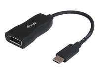 i-Tec USB-C Display Port Adapter - adaptateur video externe - noir