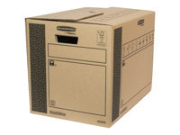 Bankers Box SmoothMove - bote d'expdition - 36 cm x 51 cm x 39.5 cm - noir, brun - pack de 10