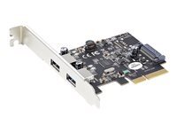 StarTech.com Carte PCIe 2 Ports USB - 10Gbps/port - Carte Contr�?leur H�?te USB 3.1/3.2 Gen 2 Type-A PCI Express 3.0x2 - Carte Adaptateur Add. - Full/Low Profile - Windows  Linux (PEXUSB312A3) - adaptateur USB - PCIe 3.0 x4 - USB-C 3.1 Gen 2 x 2 - Conformi