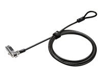 Kensington Slim Combination Laptop Lock - cable de securite