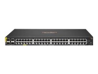 HPE Aruba 6100 48G Class4 PoE 4SFP+ 370W Switch - commutateur - 52 ports - Gr - Montable sur rack