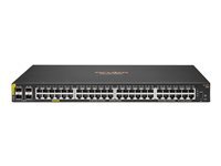 HPE Aruba 6100 48G Class4 PoE 4SFP+ 370W Switch - commutateur - 52 ports - Gere - Montable sur rack