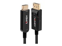 Lindy Câble Hybride Fibre Optique DisplayPort 1.2 vers HDMI 18G, 10m