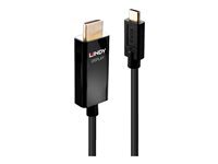 Lindy cable adaptateur - HDMI / USB - 3 m