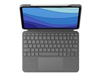 Logitech Combo Touch - clavier et etui avec trackpad AZERTY Francais gris oxford Peripherique d'entree