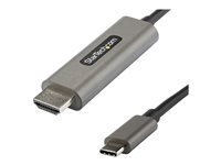 StarTech.com Cable Adaptateur Graphique USB-C vers HDMI 4K 60Hz HDR10 2m - Ultra HD USB Type-C vers HDMI 4K 2.0b - Convertisseur Graphique USB-C vers HDMI HDR - DP 1.4 Alt Mode HBR3 (CDP2HDMM2MH) - cable adaptateur - HDMI / USB - 2 m