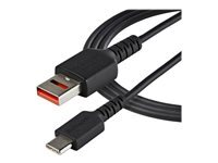 StarTech.com Cable Chargeur Securise 1m - Cable USB-A vers USB-C Data Blocker - Protection No-Data Charge/Alim. SmartPhone/Tablette - Cable Blocage Transfert Donnees USB (USBSCHAC1M) - Cable USB de type-C - USB (alimentation uniquement) pour USB-C (alimen